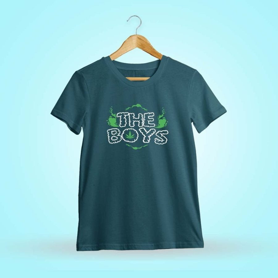 The Boys Leaf Petrol T-Shirt