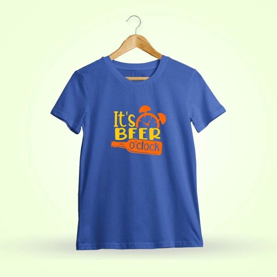 Its Beer O'Clock Alarm Royal Blue T-Shirt