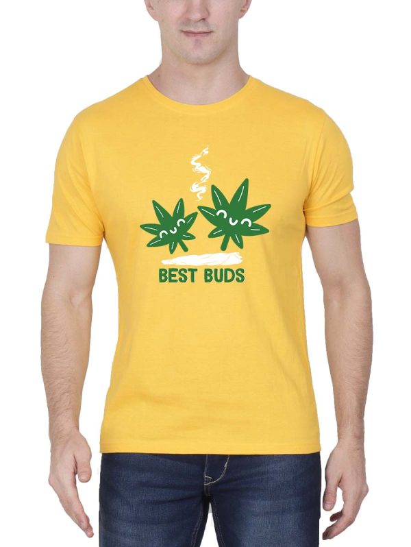 Best Buds Leaf Joint Yellow T-Shirt