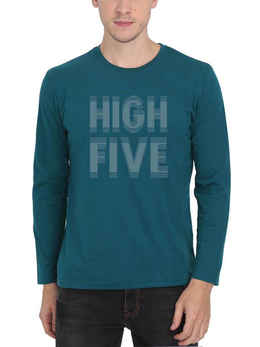 High Five Vibe Petrol T-Shirt