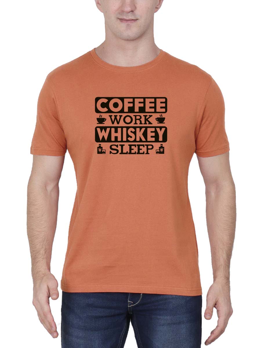 Coffee and Whiskey Saffron Whiskey Quotes T-Shirt