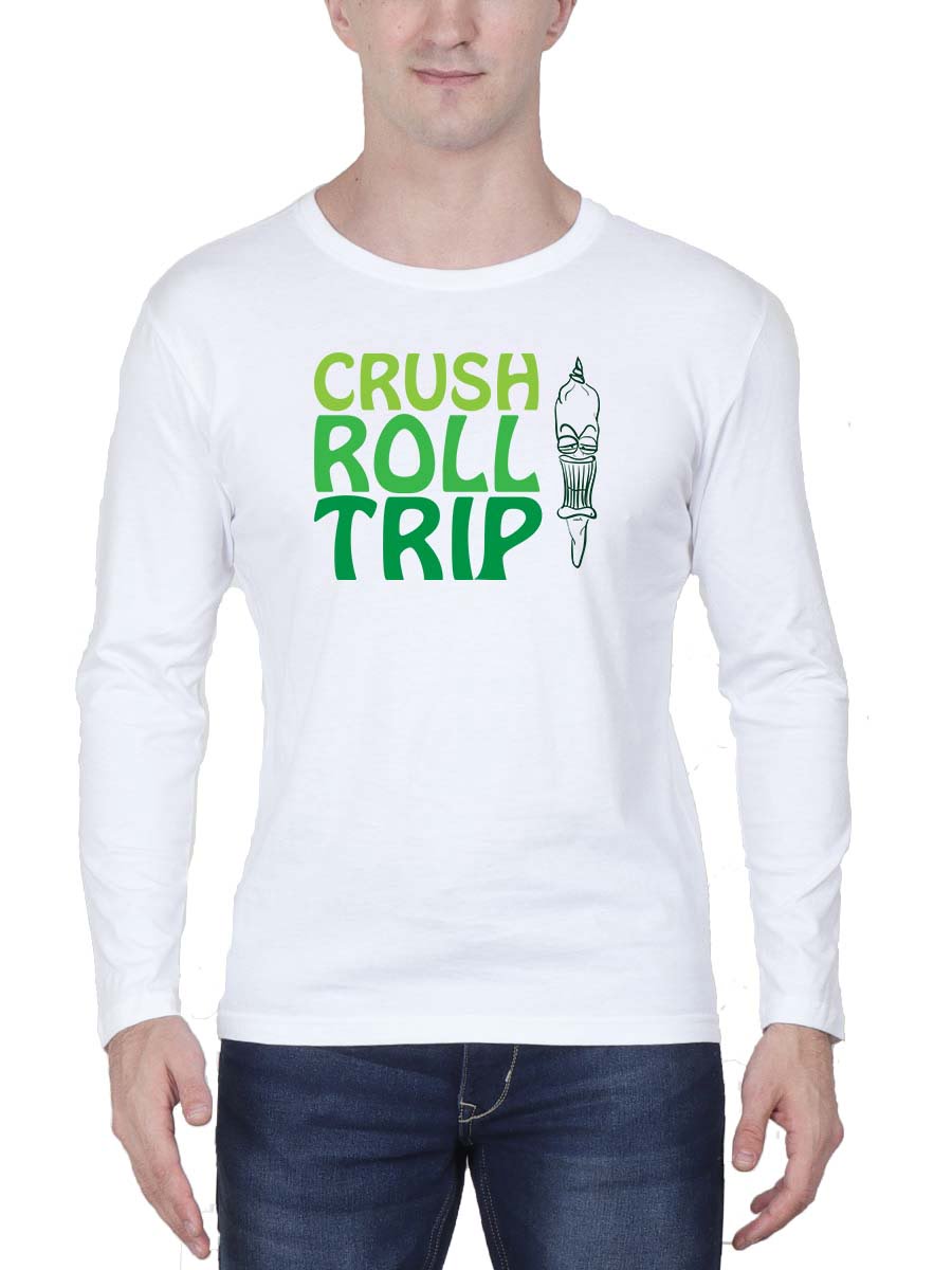 Crush Roll Trip White T-Shirt