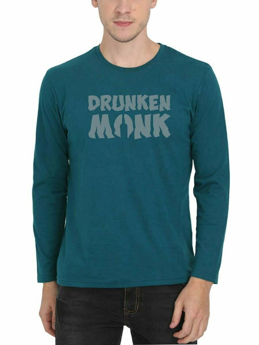DrunkenMonk Self Branded Petrol Tshirt