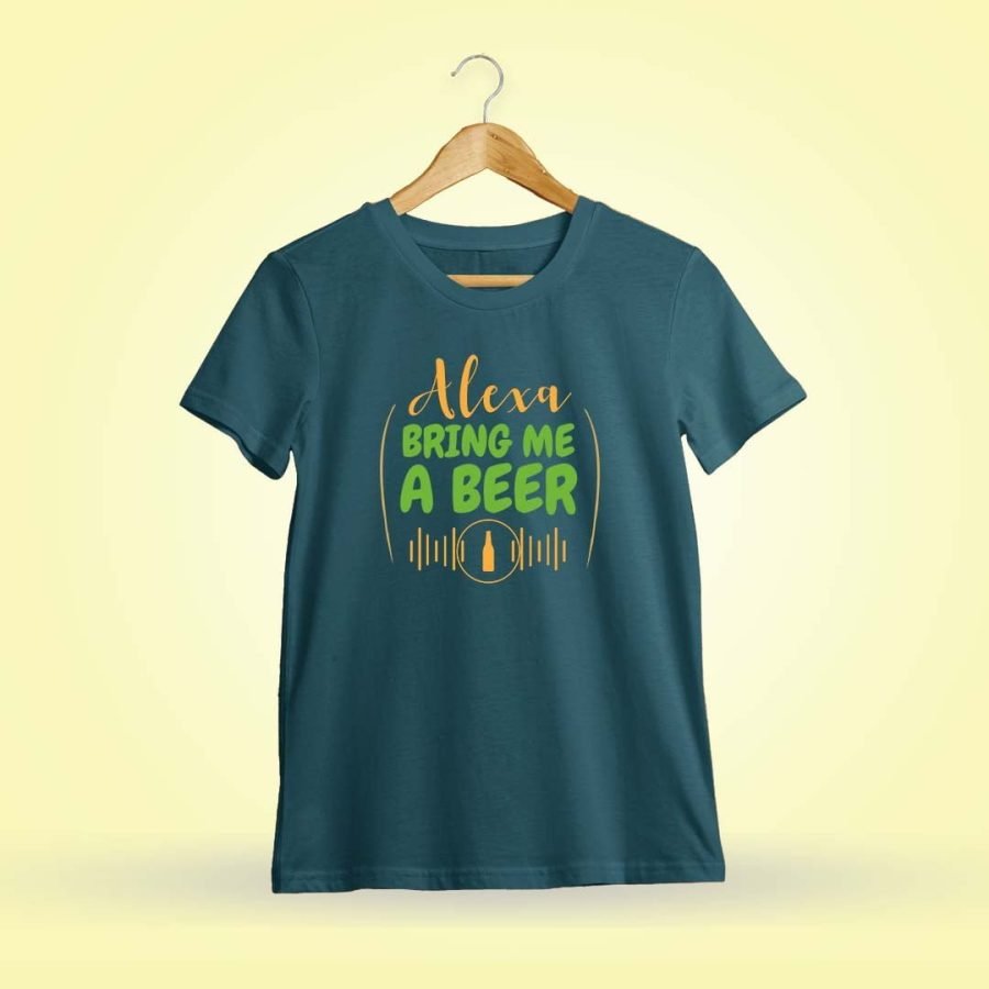 Bring Me A Beer Petrol T-Shirt