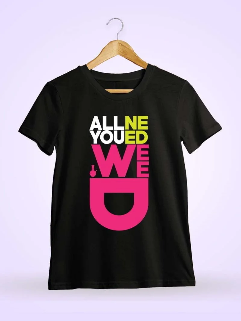 All You Need Is Black T-Shirt