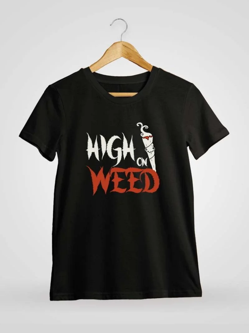 High On Black Stoner T-Shirt