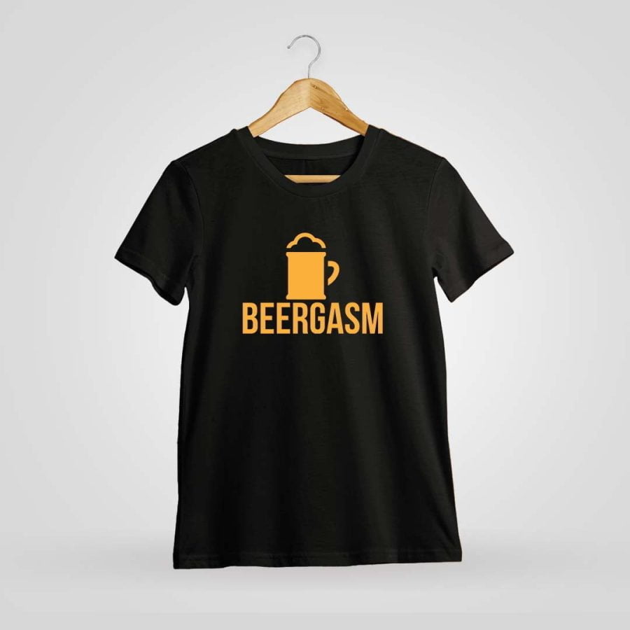 Beergasm Black T-Shirt