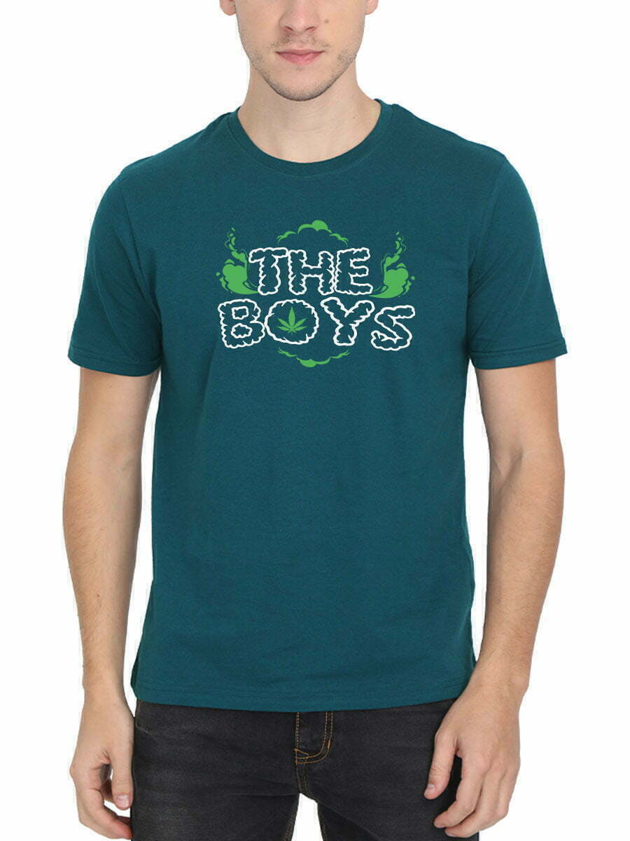 The Boys Leaf Petrol T-Shirt