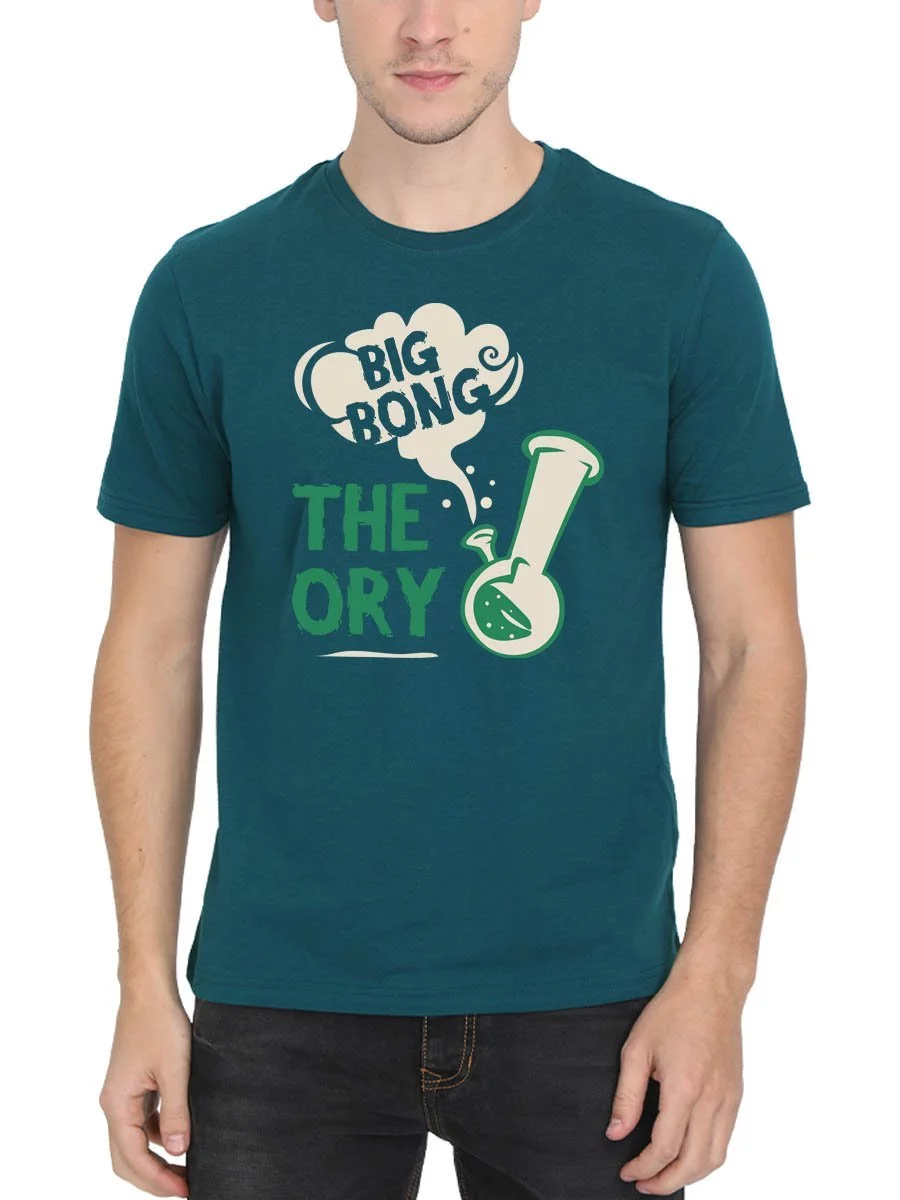 Big Bong Theory Bongs Petrol T-Shirt - Image 2