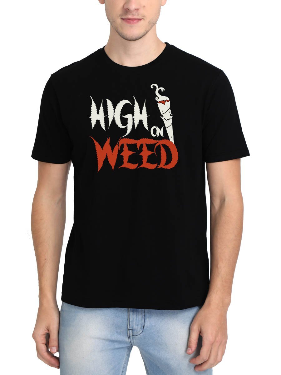 High On Black Stoner T-Shirt
