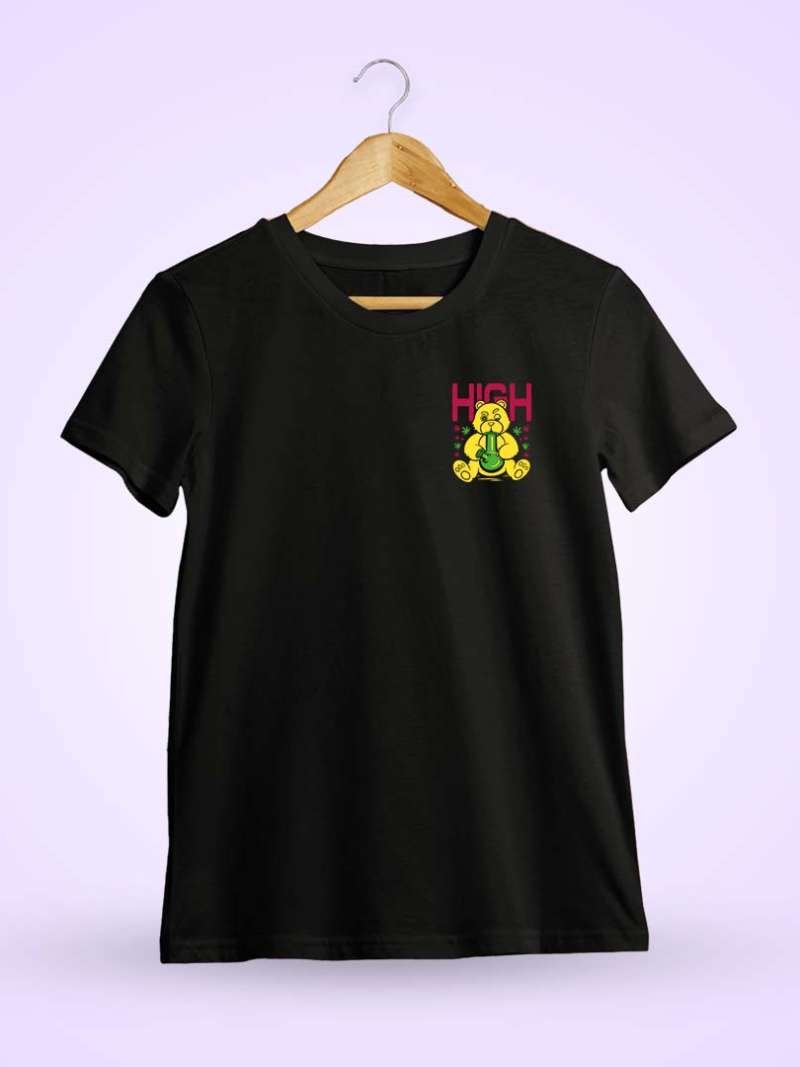 High Black T-Shirt