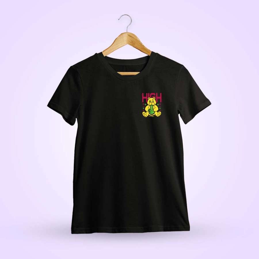 High Black T-Shirt