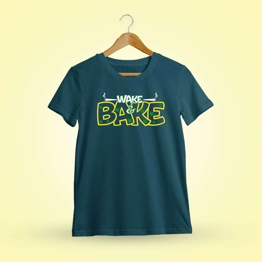 Wake And Bake Petrol Stoner T-Shirt