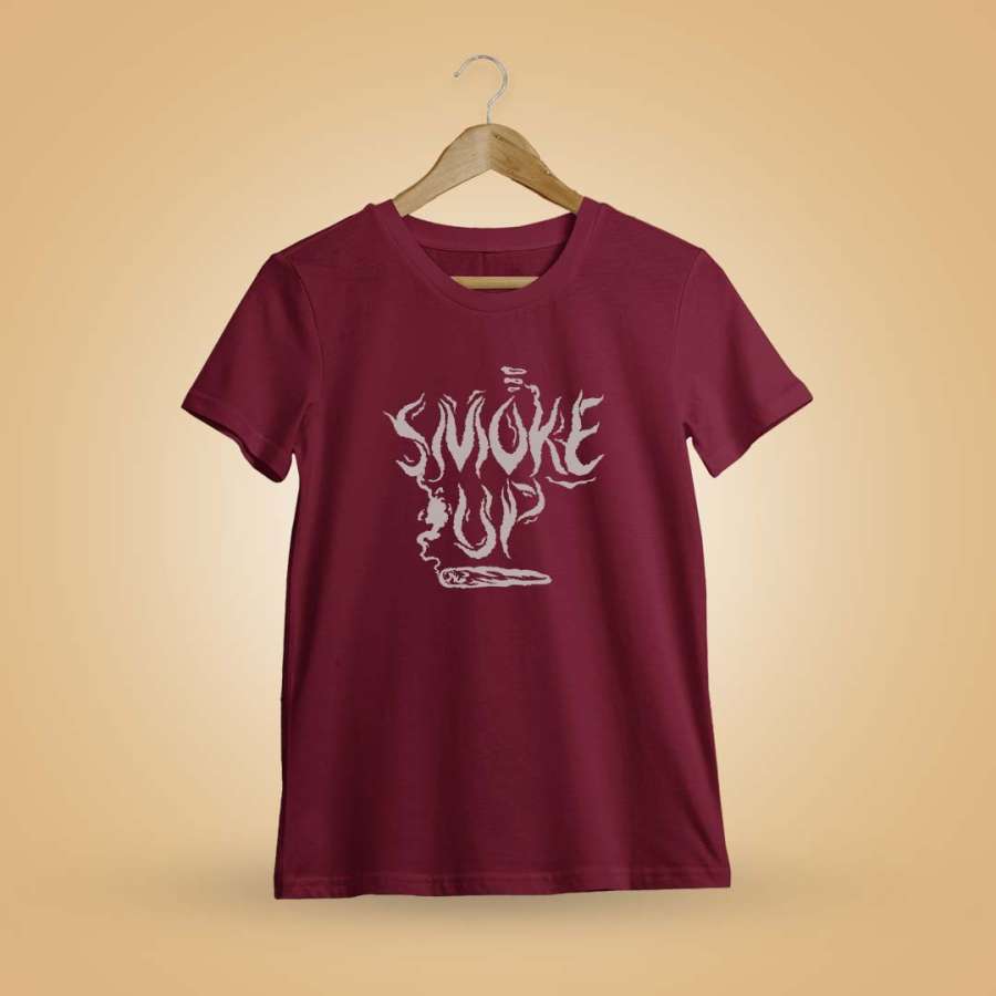 Blaze Up Blunt Maroon T-Shirt