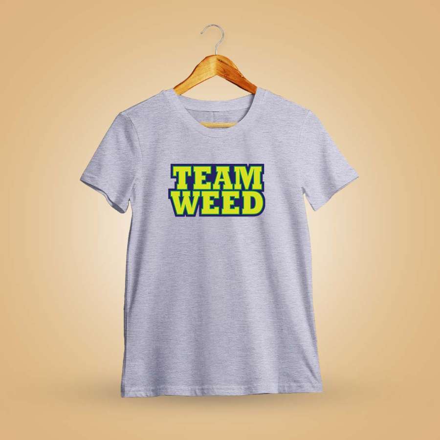 Team 420 Grey Melange Stoner T-Shirt