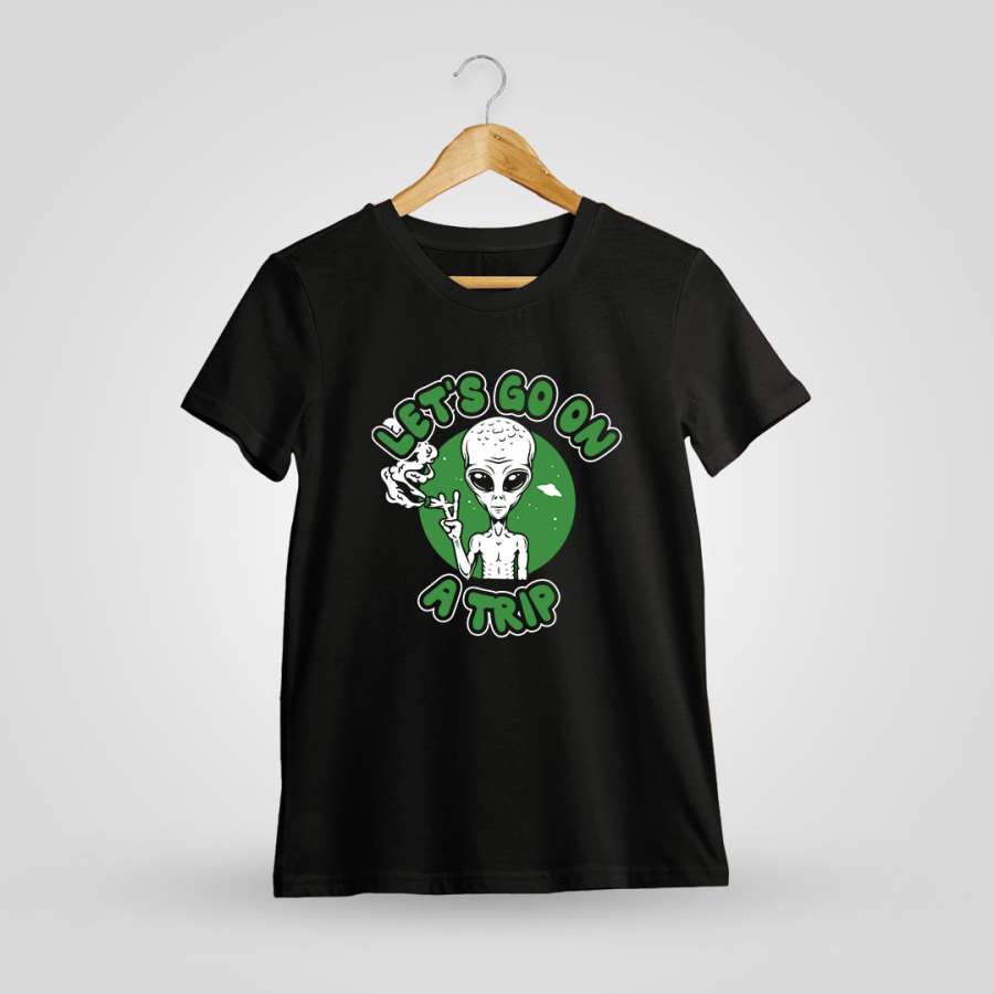 Let's Go On A Trip Weed T-Shirt